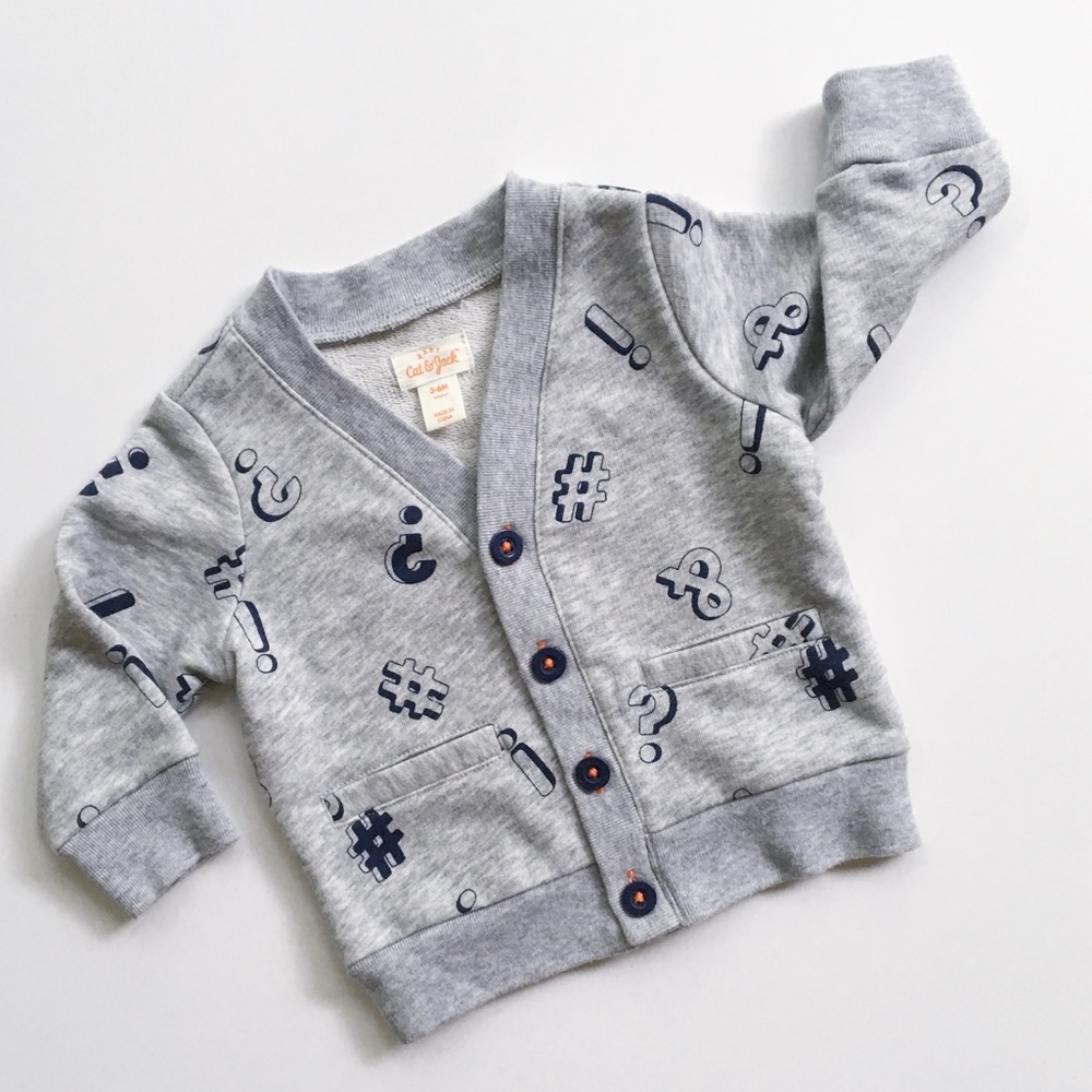 Cat & Jack Baby Cardigan (3-6Mo)